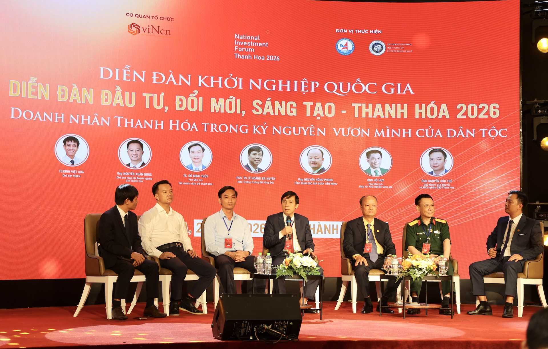 Hiệu trưởng Trường Đại học Hồng Đức chia sẻ góc nhìn về đào tạo nhân lực tại Diễn đàn Khởi nghiệp Quốc gia - Thanh Hóa 2026